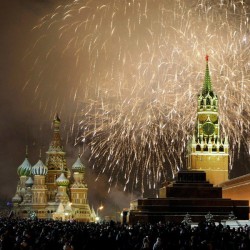 Новогодний салют в Москве